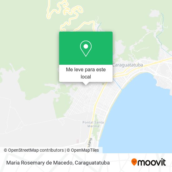 Maria Rosemary de Macedo mapa