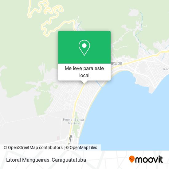 Litoral Mangueiras mapa