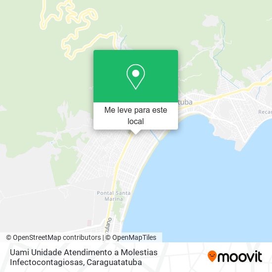 Uami Unidade Atendimento a Molestias Infectocontagiosas mapa