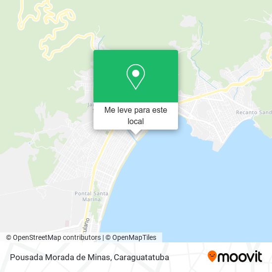 Pousada Morada de Minas mapa