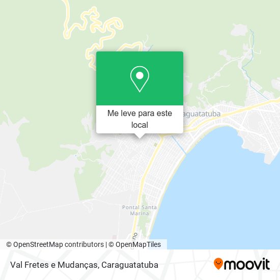 Val Fretes e Mudanças mapa