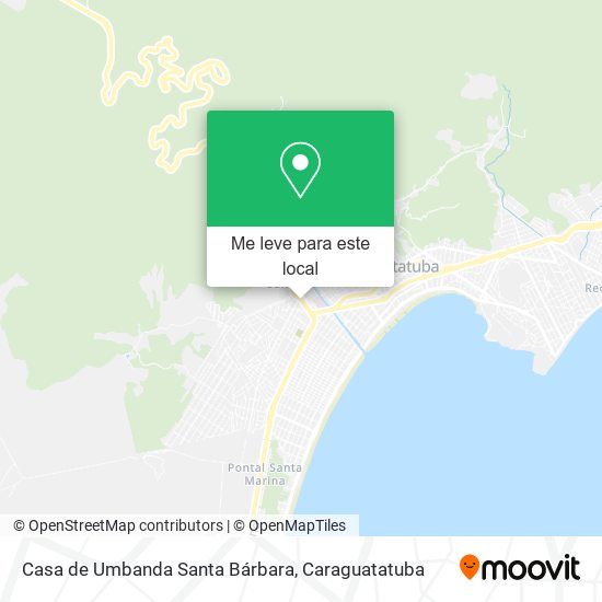 Casa de Umbanda Santa Bárbara mapa