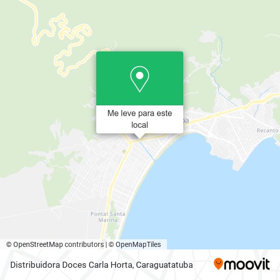 Distribuidora Doces Carla Horta mapa