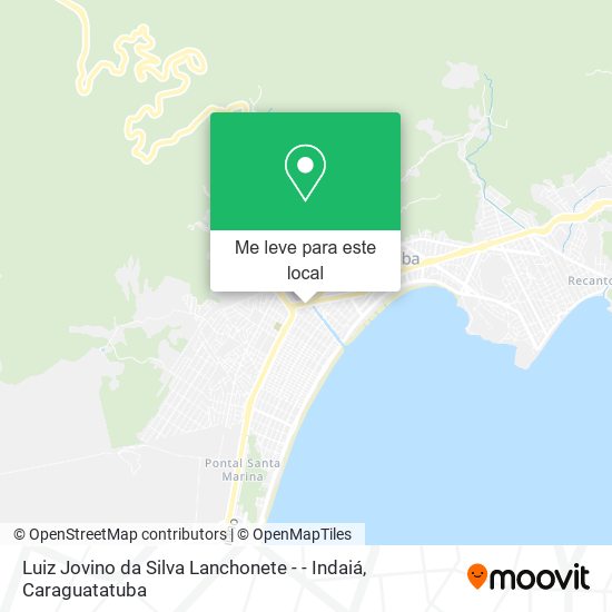 Luiz Jovino da Silva Lanchonete - - Indaiá mapa