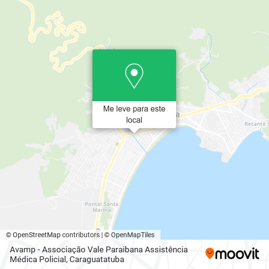 Avamp - Associação Vale Paraibana Assistência Médica Policial mapa