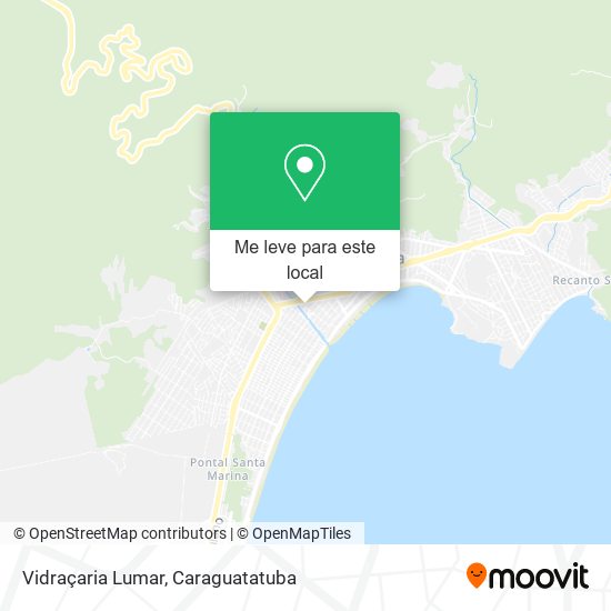 Vidraçaria Lumar mapa