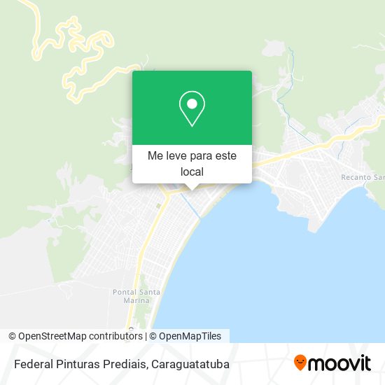 Federal Pinturas Prediais mapa