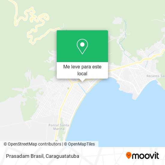 Prasadam Brasil mapa