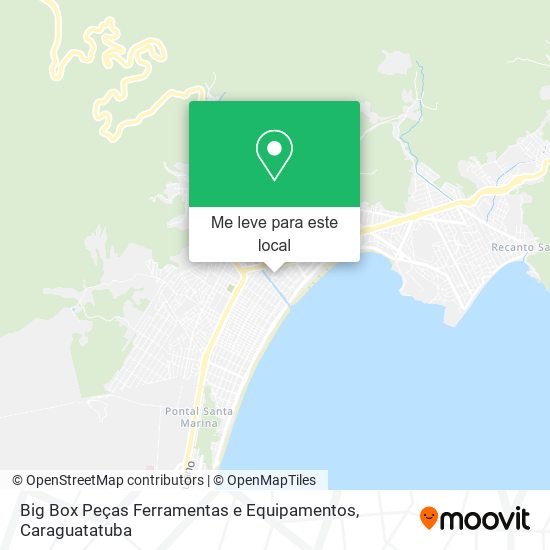 Big Box Peças Ferramentas e Equipamentos mapa