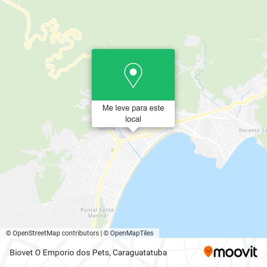 Biovet O Emporio dos Pets mapa