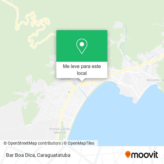 Bar Boa Dica mapa