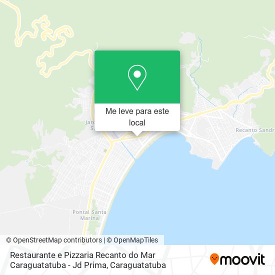 Restaurante e Pizzaria Recanto do Mar Caraguatatuba - Jd Prima mapa