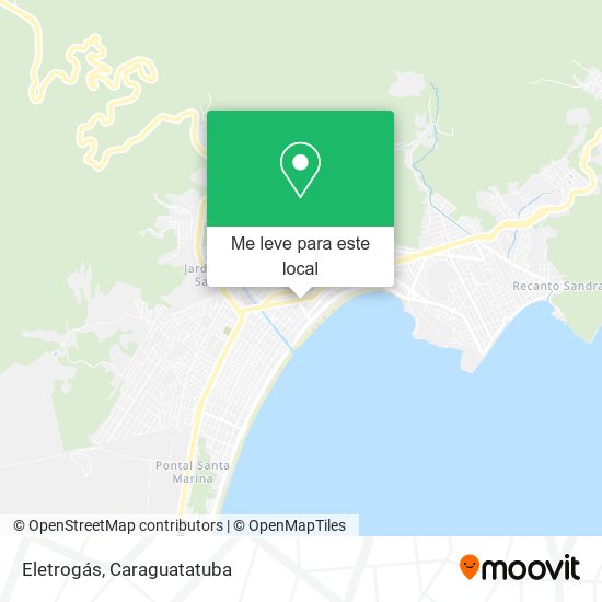 Eletrogás mapa