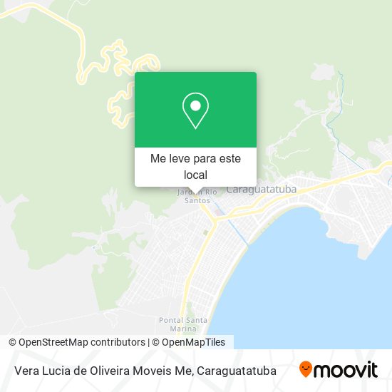 Vera Lucia de Oliveira Moveis Me mapa