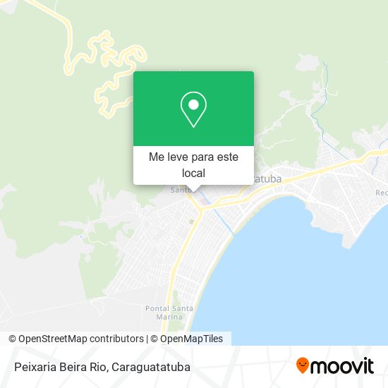 Peixaria Beira Rio mapa