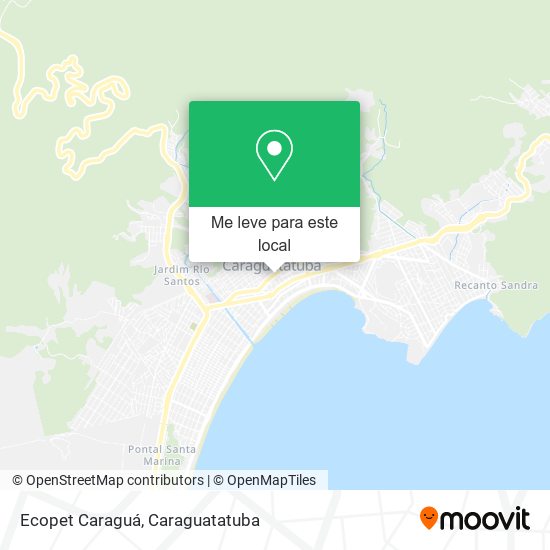 Ecopet Caraguá mapa