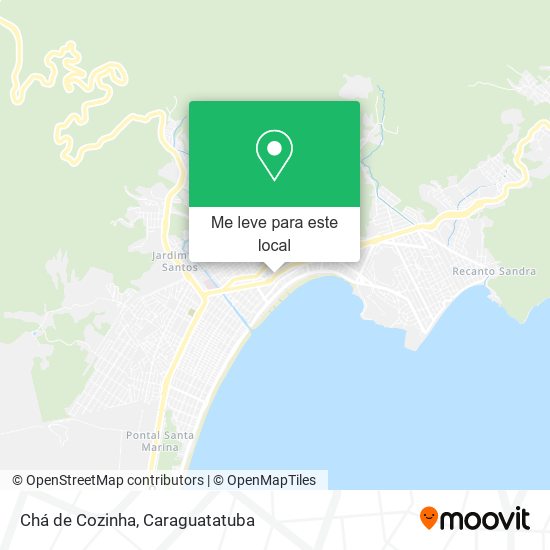Chá de Cozinha mapa