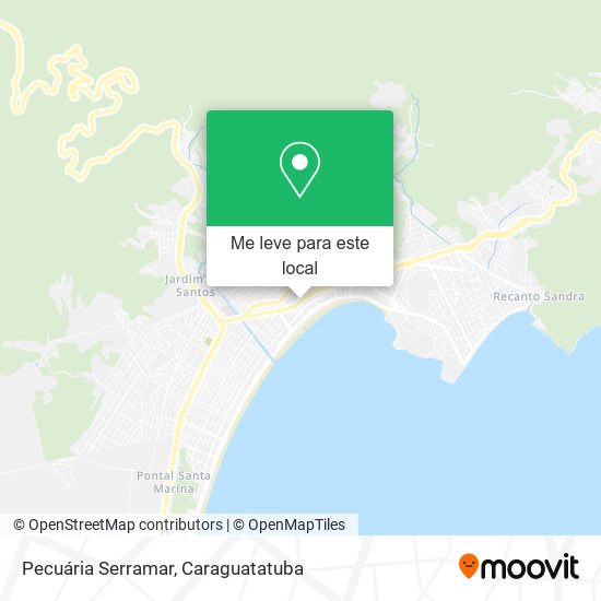 Pecuária Serramar mapa