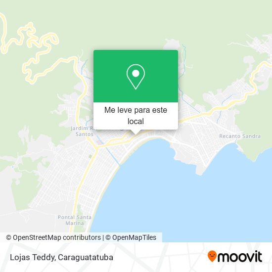 Lojas Teddy mapa