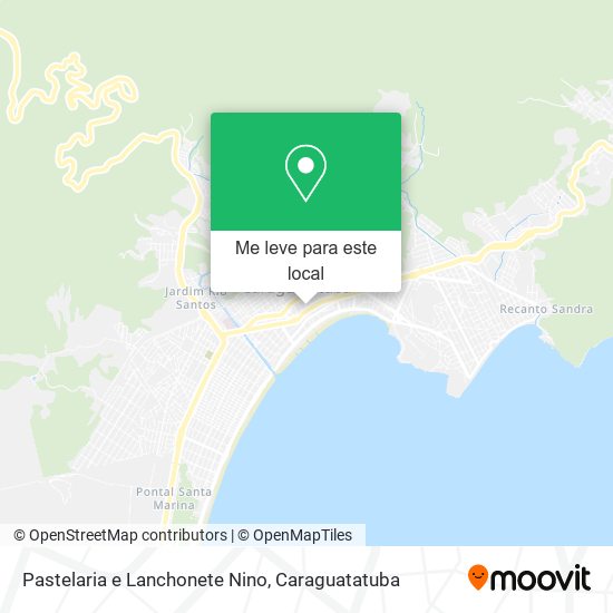 Pastelaria e Lanchonete Nino mapa