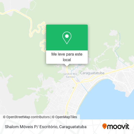 Shalom Móveis P/ Escritório mapa