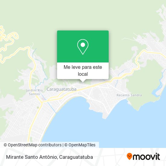 Mirante Santo Antônio mapa