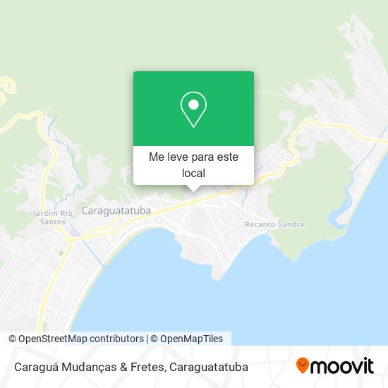Caraguá Mudanças & Fretes mapa