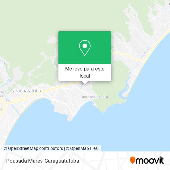 Pousada Marev mapa