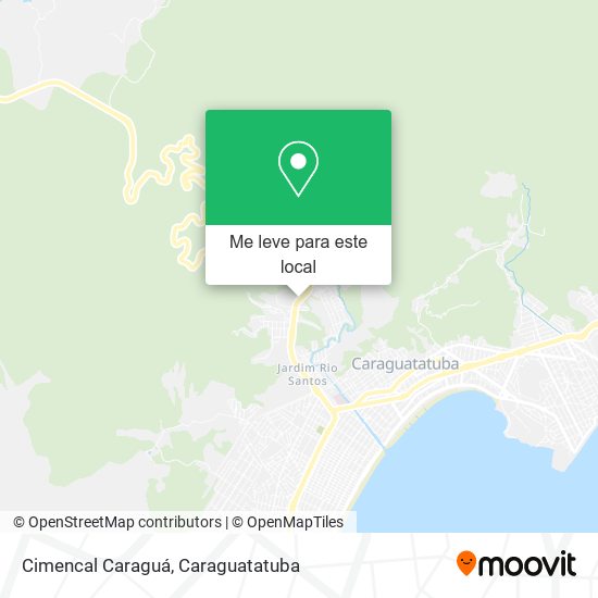 Cimencal Caraguá mapa