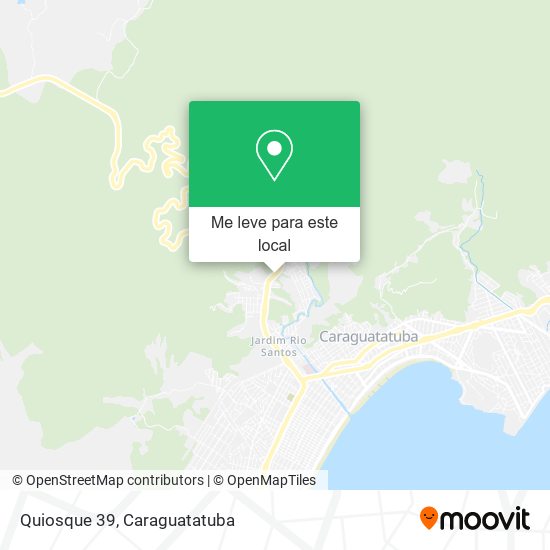 Quiosque 39 mapa