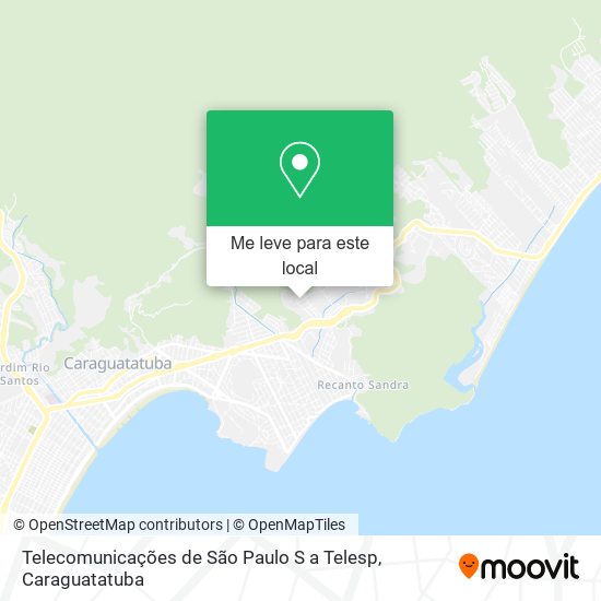 Telecomunicações de São Paulo S a Telesp mapa