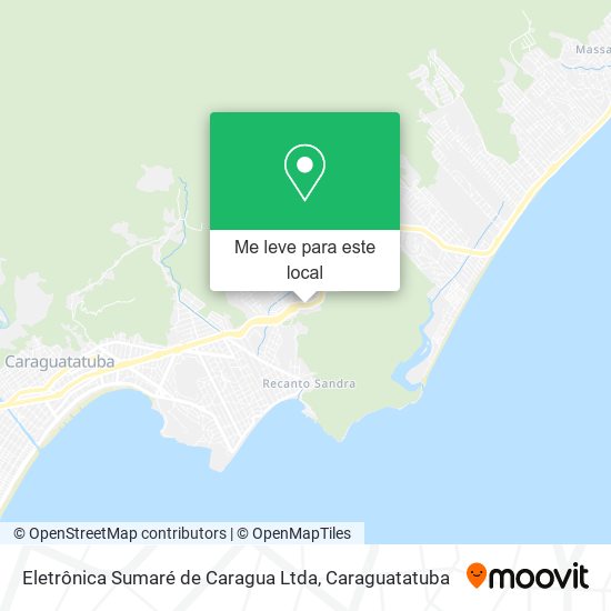 Eletrônica Sumaré de Caragua Ltda mapa