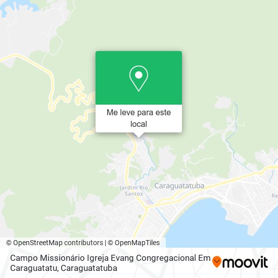 Campo Missionário Igreja Evang Congregacional Em Caraguatatu mapa