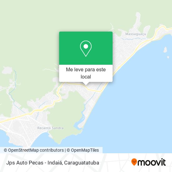 Jps Auto Pecas - Indaiá mapa