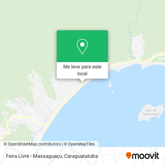 Feira Livre - Massaguaçu mapa