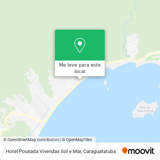 Hotel Pousada Vivendas Sol e Mar mapa