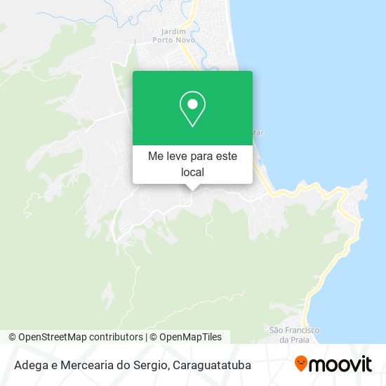 Adega e Mercearia do Sergio mapa