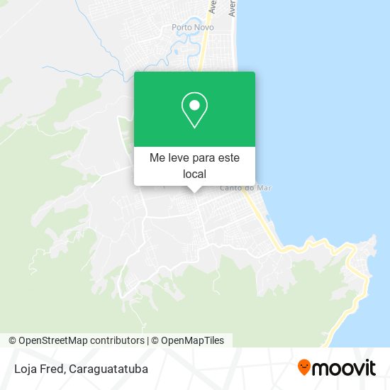 Loja Fred mapa