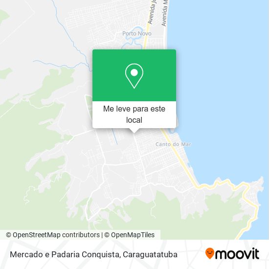 Mercado e Padaria Conquista mapa