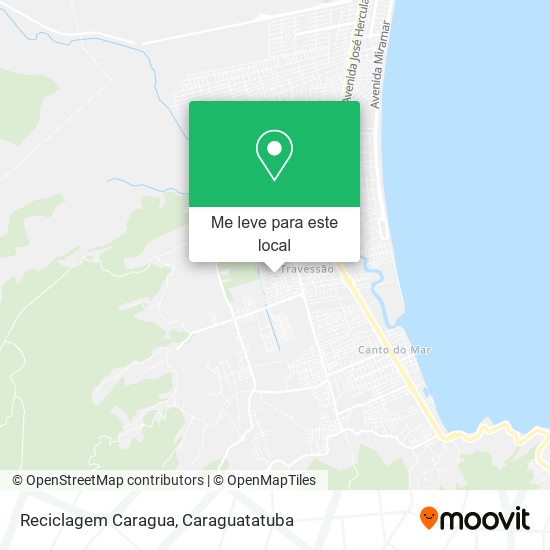 Reciclagem Caragua mapa