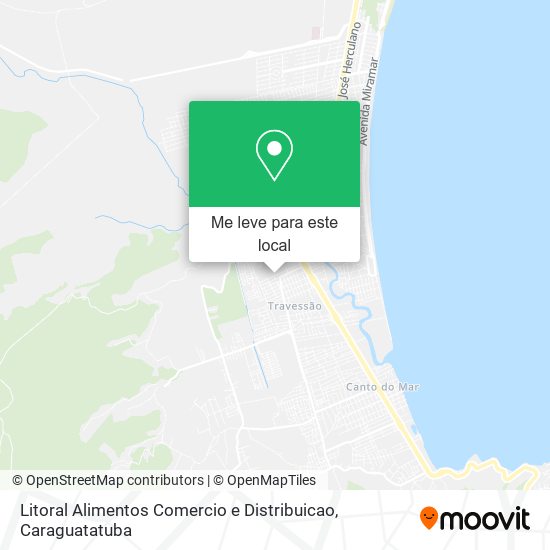Litoral Alimentos Comercio e Distribuicao mapa