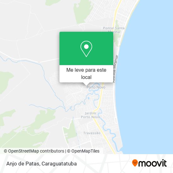 Anjo de Patas mapa