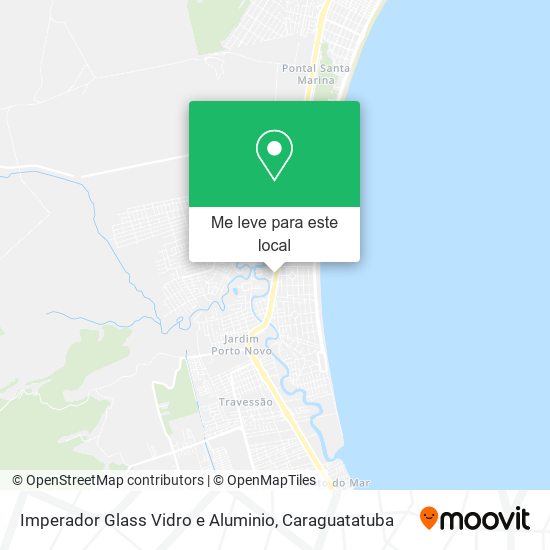 Imperador Glass Vidro e Aluminio mapa