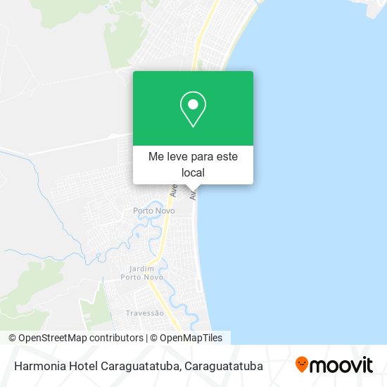 Harmonia Hotel Caraguatatuba mapa