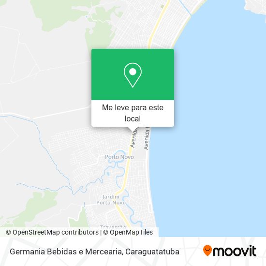 Germania Bebidas e Mercearia mapa