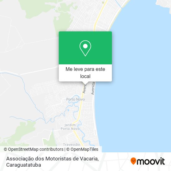 Associação dos Motoristas de Vacaria mapa