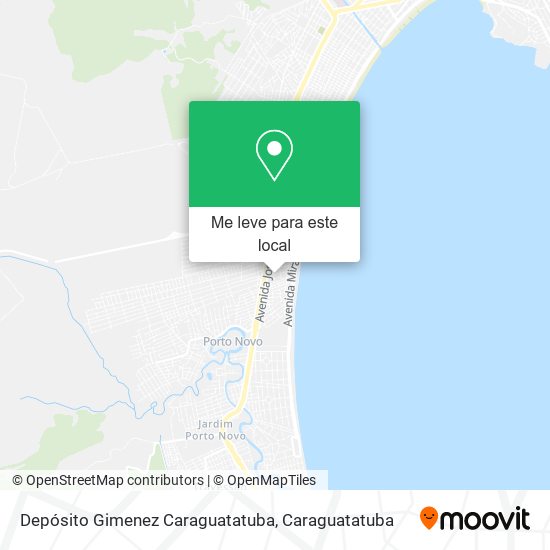 Depósito Gimenez Caraguatatuba mapa
