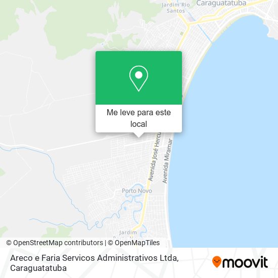 Areco e Faria Servicos Administrativos Ltda mapa