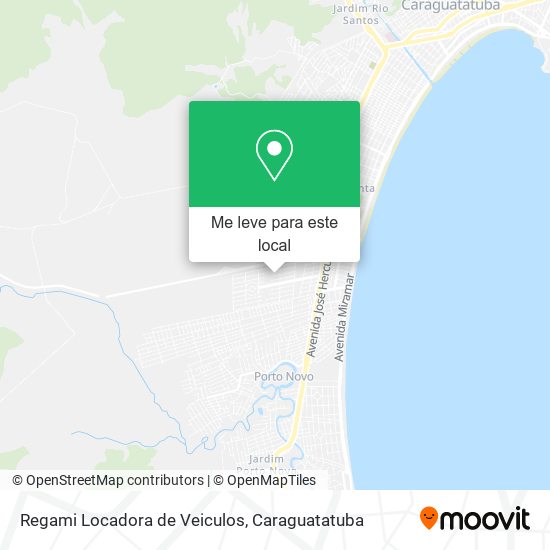 Regami Locadora de Veiculos mapa