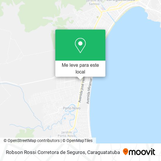 Robson Rossi Corretora de Seguros mapa